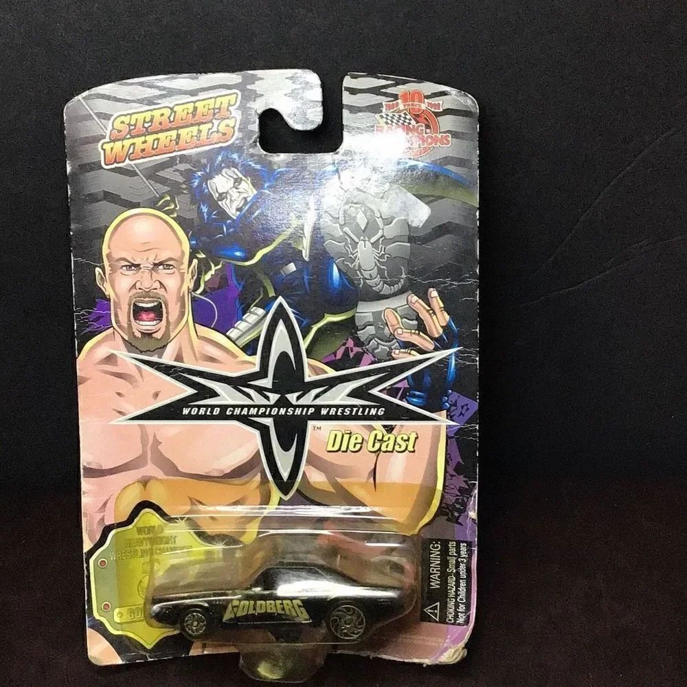 Hot wheels 1999 new in package Goldberg wrestling street racing